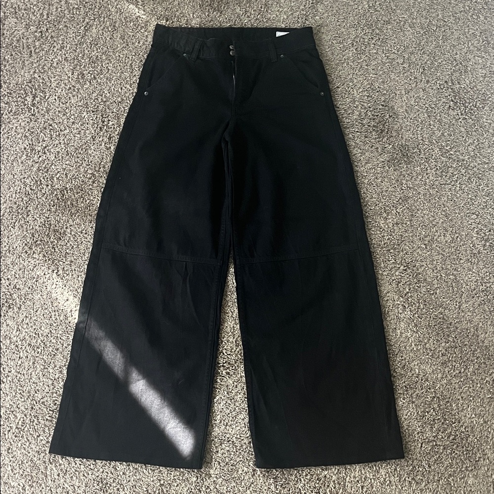 GAP Black Baggy Mid Rise Jeans